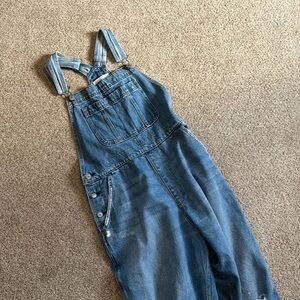 Abercrombie & Fitch Classic Blue Jeans Overalls